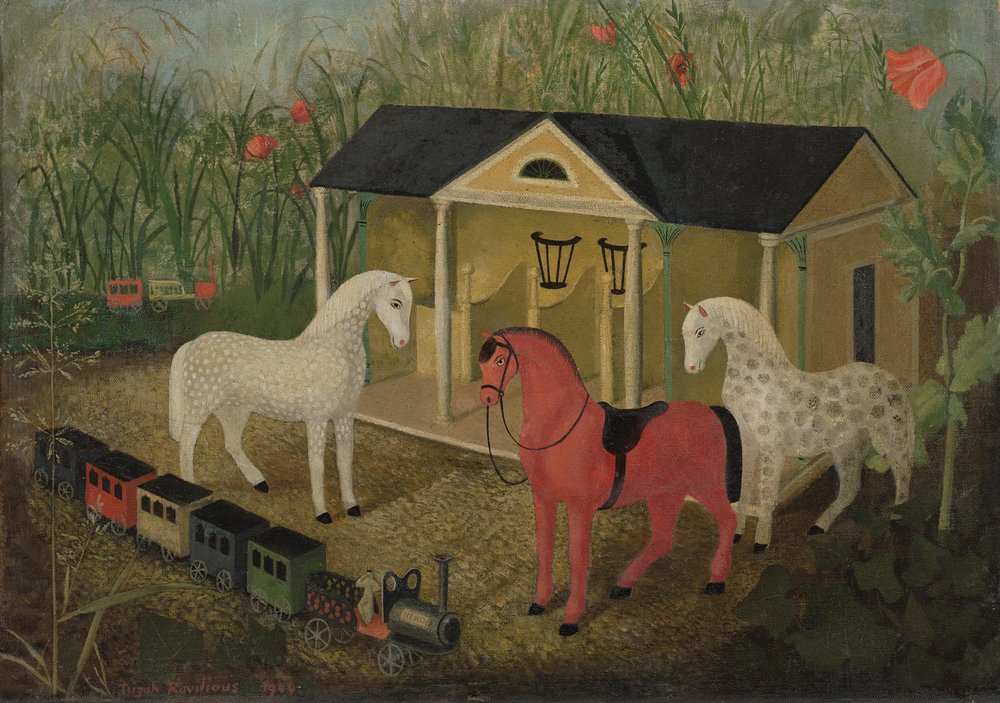 Heste og tog af Tirzah Ravilious