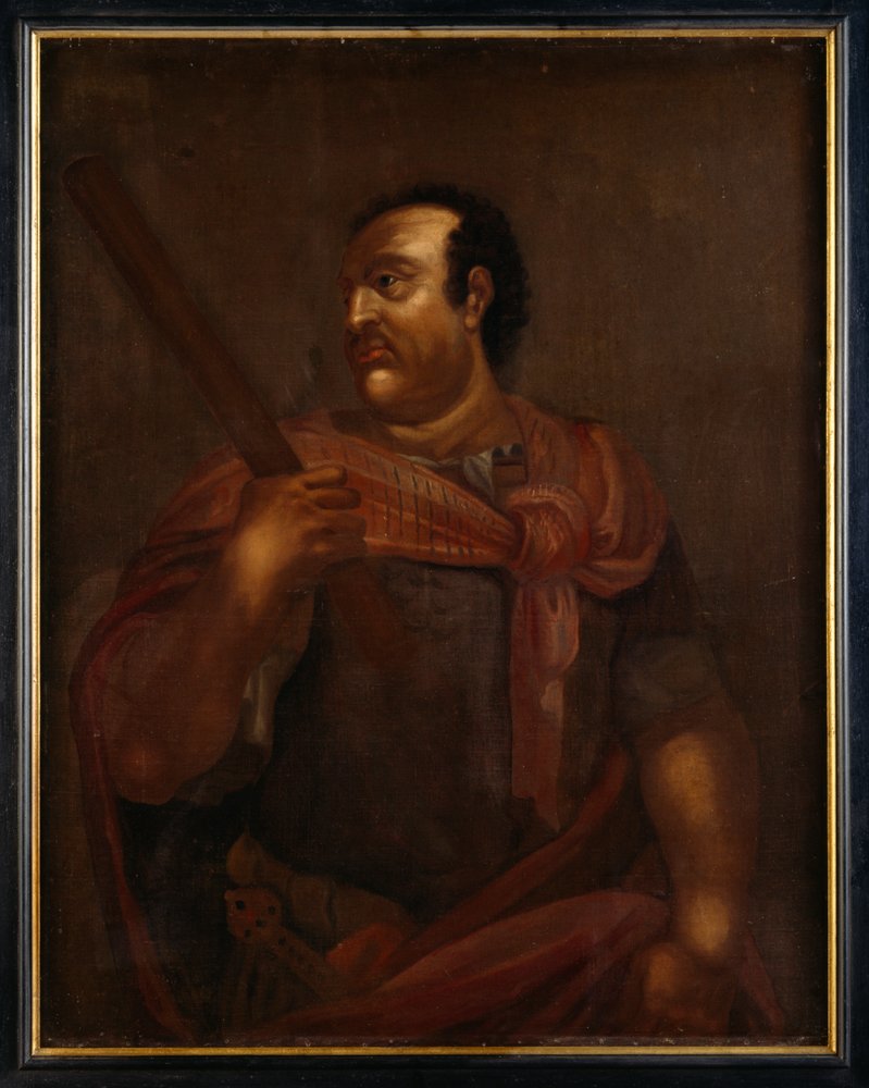 Aulus Vitellius (olie på lærred) af Titian (c.1488-1576) (after)