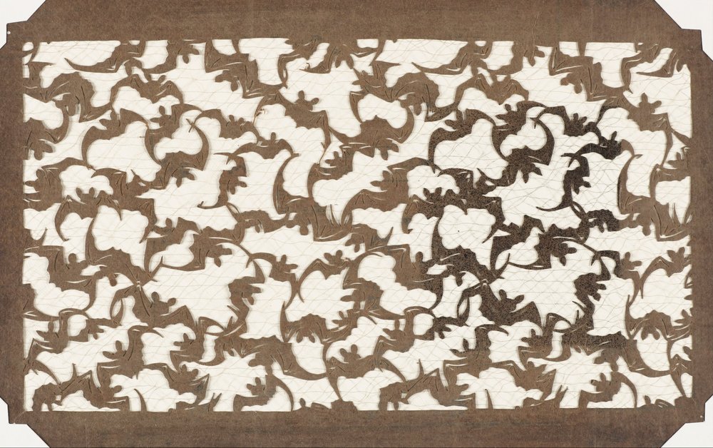 Kata-gami- Flyvende flagermus af Unbekannt Unbekannt