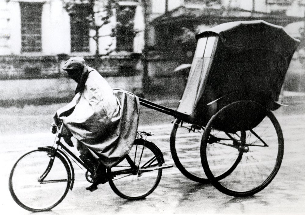 Cykeltaxi, tysk-besatte Paris, 1940-1944 af Unbekannt