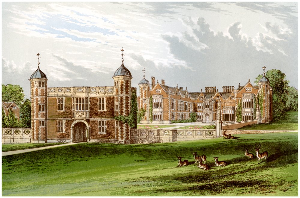 Charlecote Park, Warwickshire, hjemsted for familien Lucy, c1880 af Unbekannt