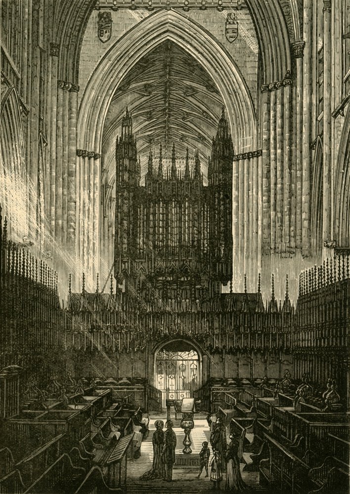 Kor af York Minster, 1898. af Unbekannt
