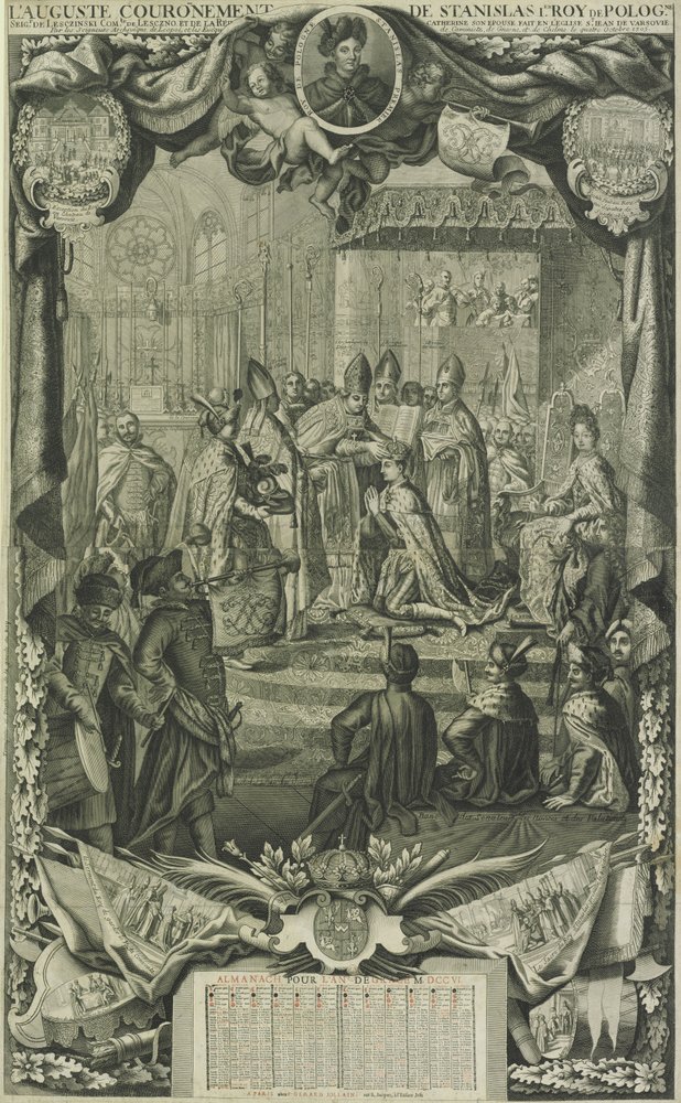 Kroningen af Stanisław 1. Leszczyński i 1705, 1706 af Unbekannt