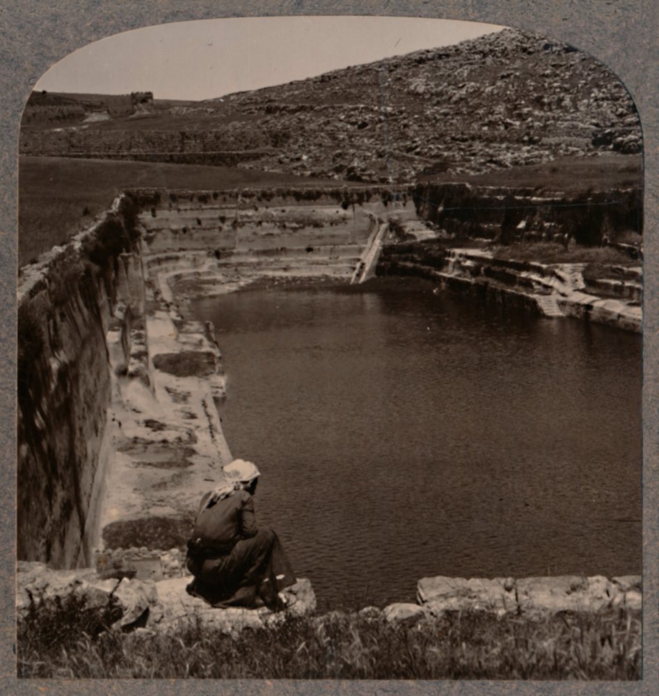 En af Salomons bassiner, ca. 1900 af Unbekannt