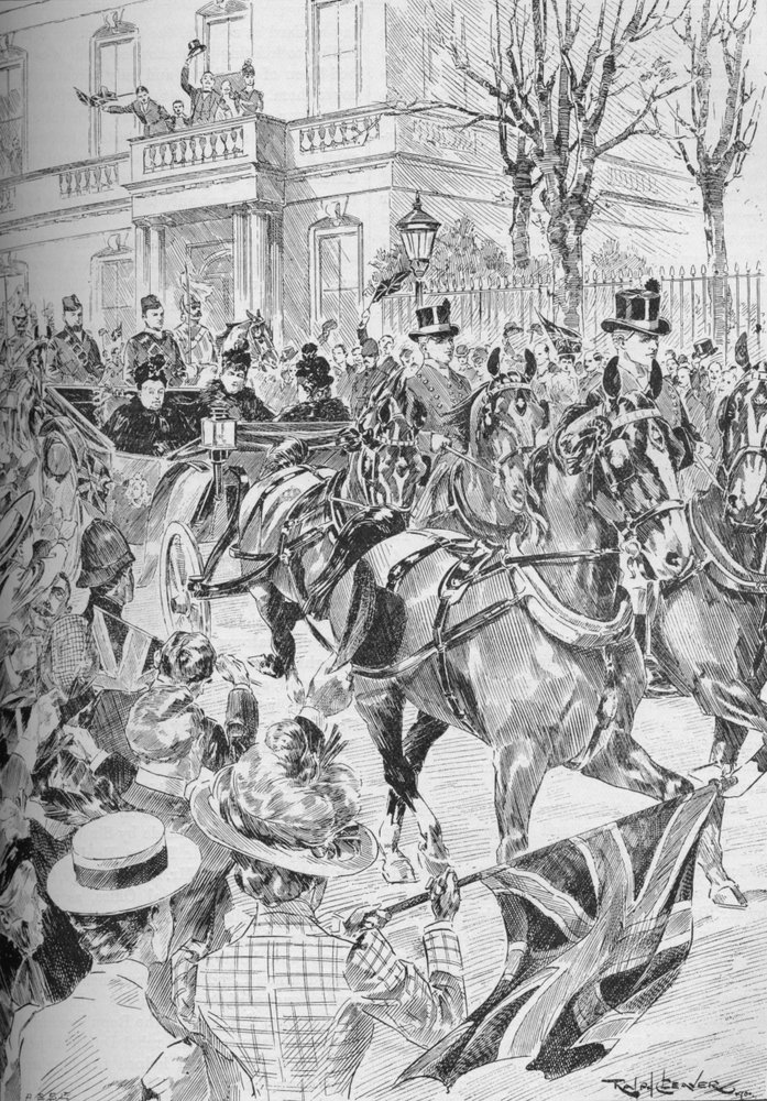 Dronning Victorias sidste besøg i London, marts 1900 1906 af Unbekannt