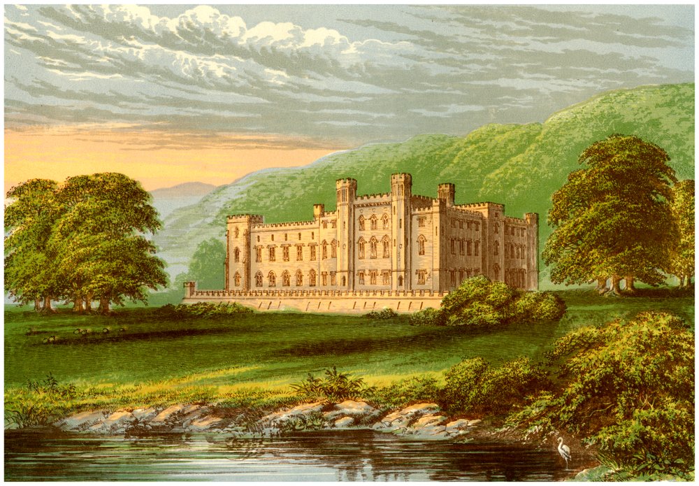 Scone Palace, Perthshire, Skotland, hjemsted for jarlen af Mansfield, c1880 af Unbekannt