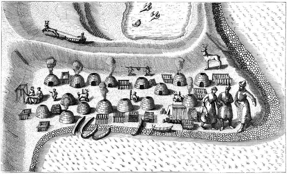 Bosættelse i russisk Lapland, 1594 af Unbekannt