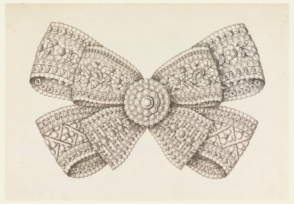Design til en broche af Unknown