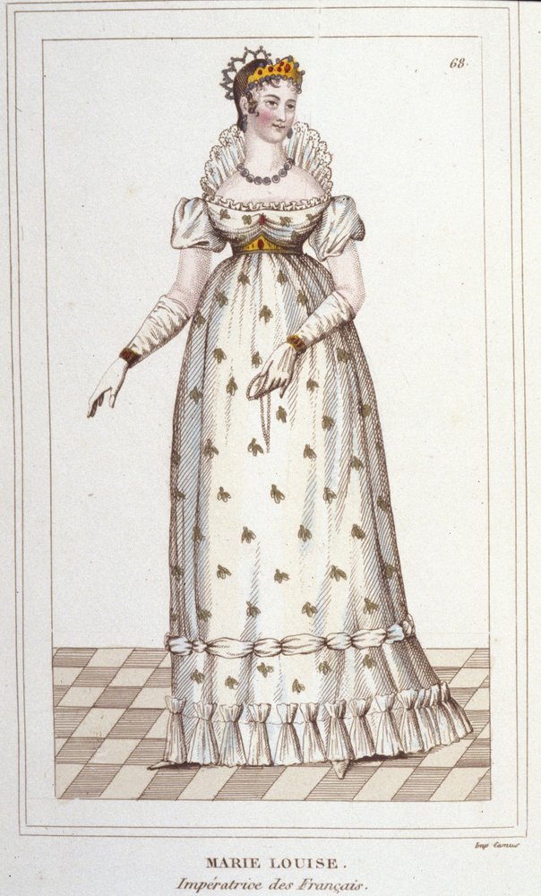 Portræt af Marie Louise af Habsburg Lorraine. Kejserinde af franskmændene (Wien af Unknown artist