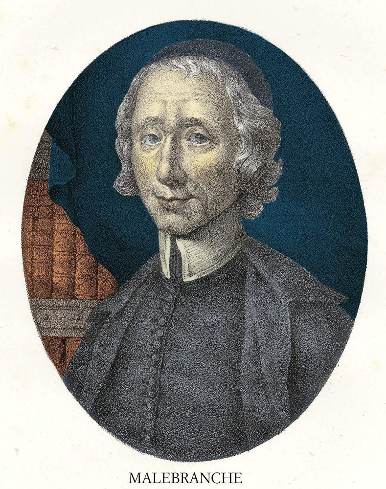 Portræt af Nicolas Malebranche (1638 - 1715) fransk filosof og teolog. af Unknown artist