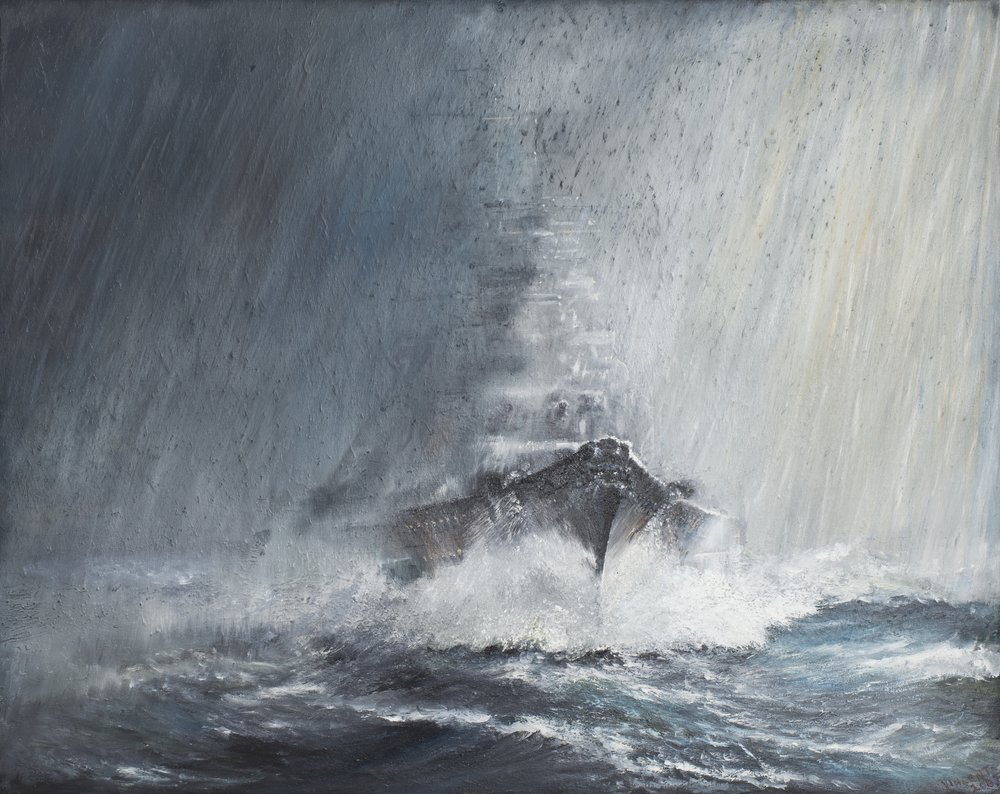 Bismarck »gennem forhæng af regn, slud og sne« 22051941, 2007 af Vincent Alexander Booth
