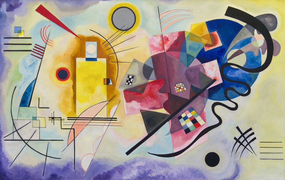 Gul-Rød-Blå af Wassily Kandinsky