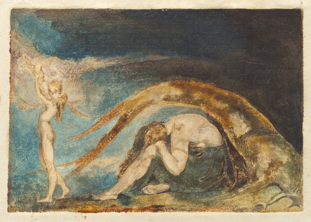 Dream of Thiralatha [fra "America", annulleret plade d] af William Blake