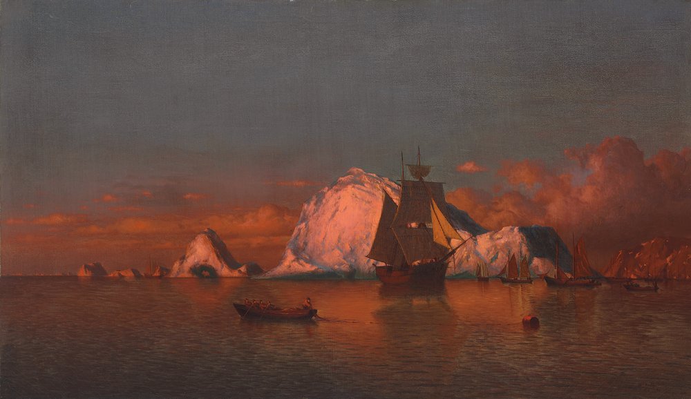 Fiskeri ud for Labradors kyst, 1880 af William Bradford