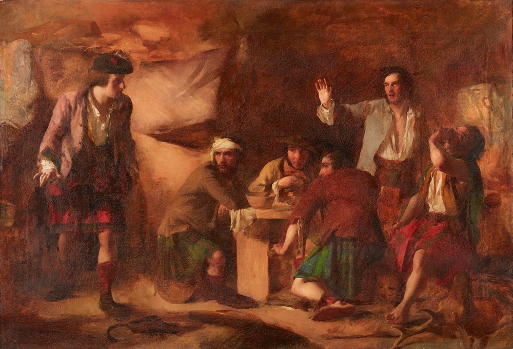 Prins Charles Edward og kateranerne (olie på lærred) af William Quiller Orchardson