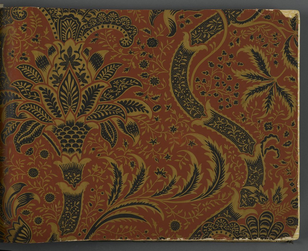 Tapetprøvebog, før 1917 (tryk) af William and Company Morris