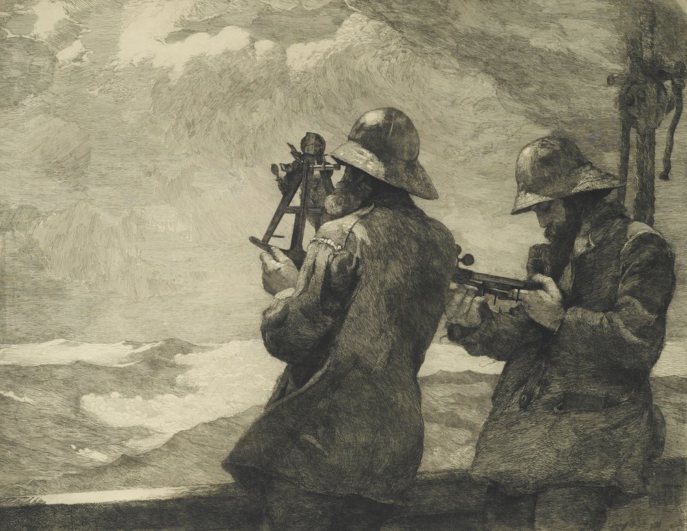 Otte Klokker af Winslow Homer