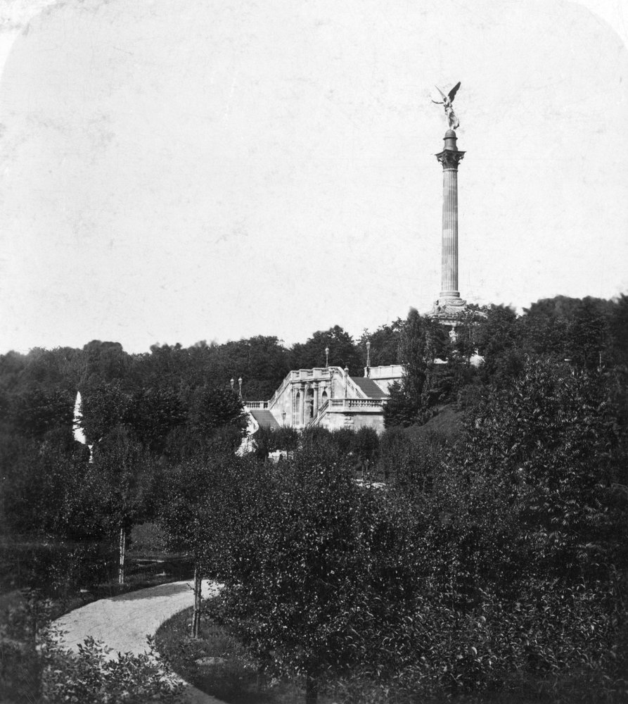Fredens engel Monument, München, Tyskland, ca. 1900 af Wurthle and Sons