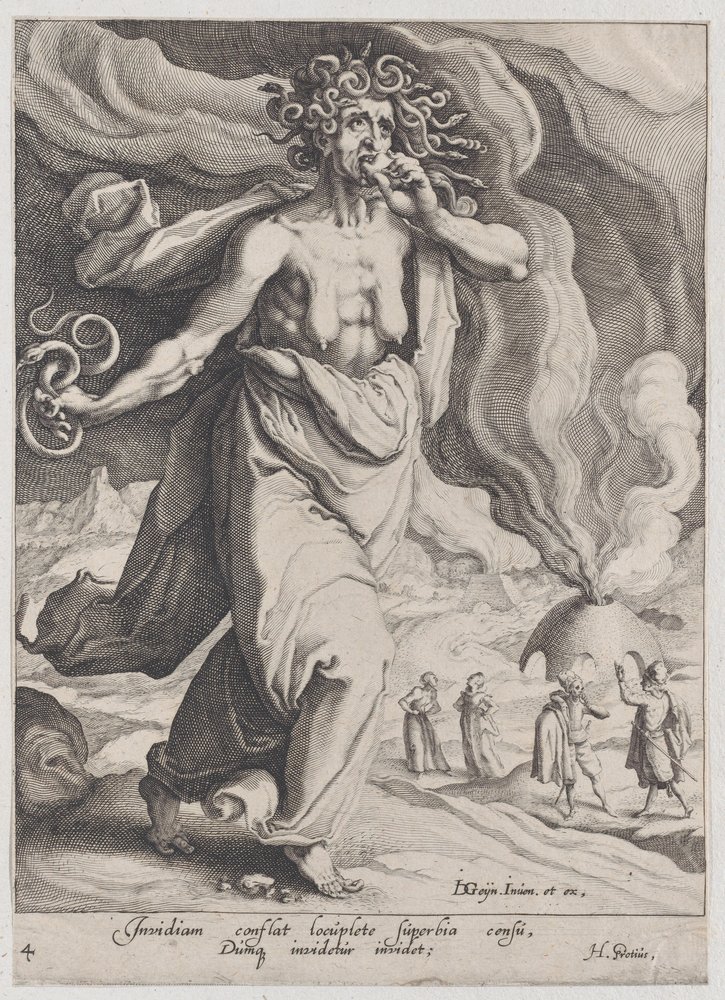 Misundelse, fra dyder og laster, 1596-97., 1596-97. af Zacharias Dolendo
