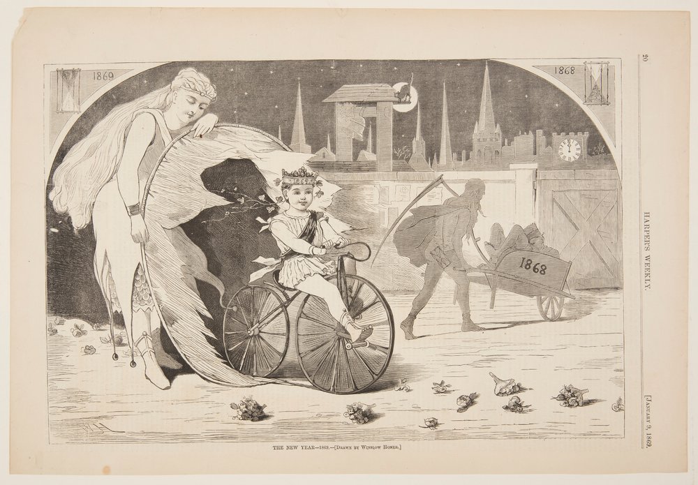 Det nye år - 1869 af Winslow Homer