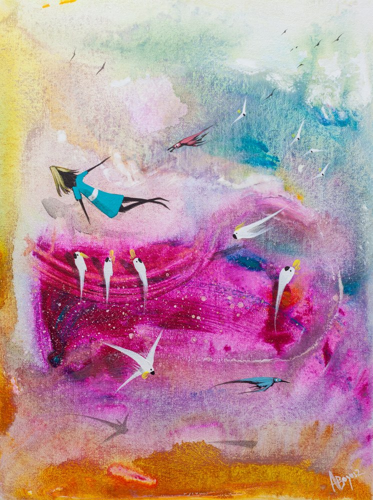 Farverig drømmeflyvning af Adam Bogusz