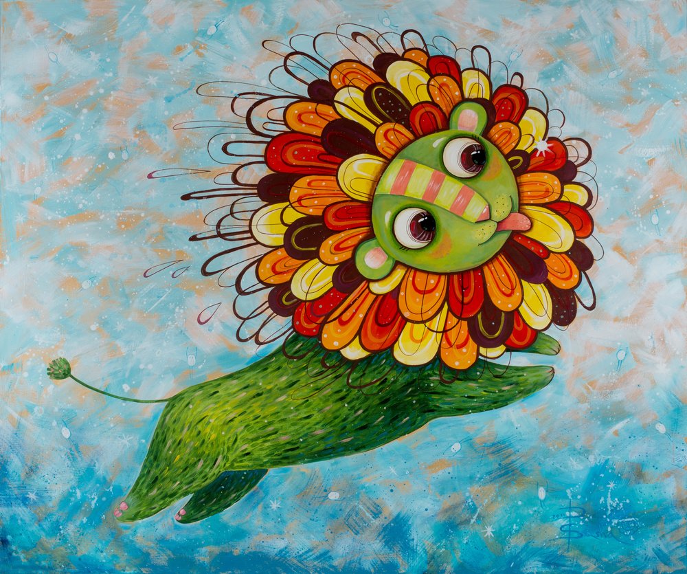 Den fantasifulde grønne løve af Aleksandra Paranchenko