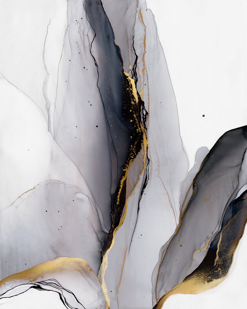 Elegant guldgrå strøm af Alevtina Shelest