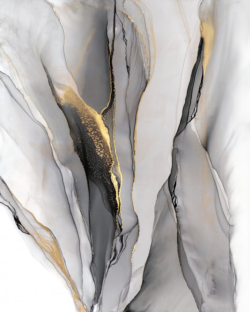 Golden Ink Flow af Alevtina Shelest