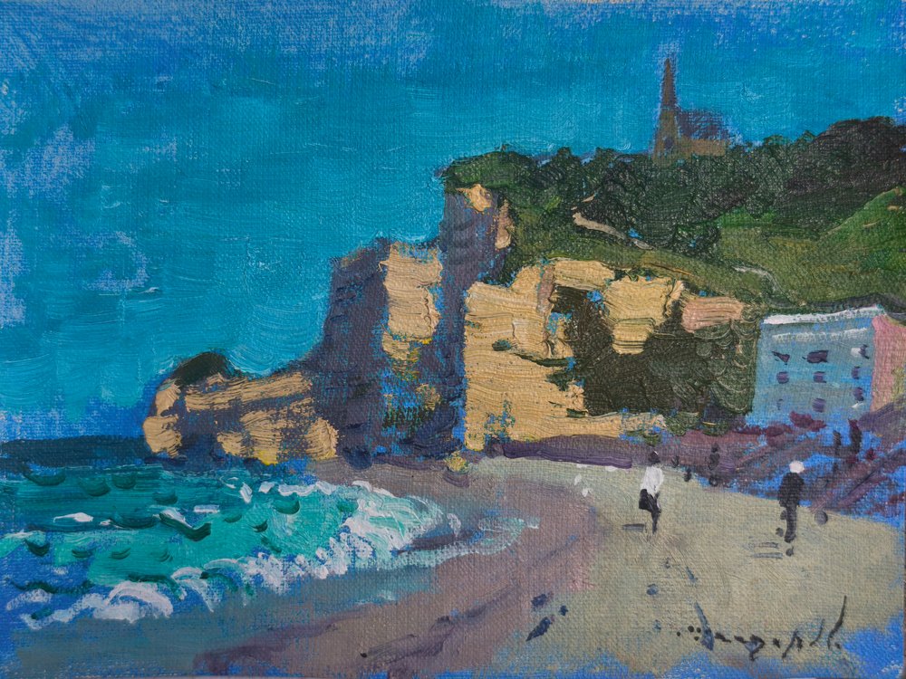 Beach Village Cliffs af Alexander Shandor