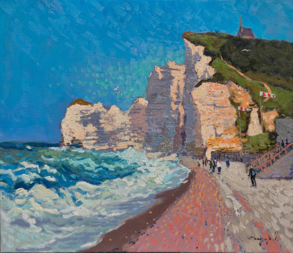 Kystklipperne ved Etretat af Alexander Shandor
