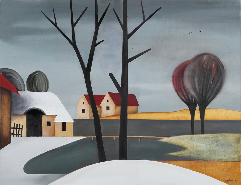 Fredfyldt vinterlandskab af Alexander Trifonov