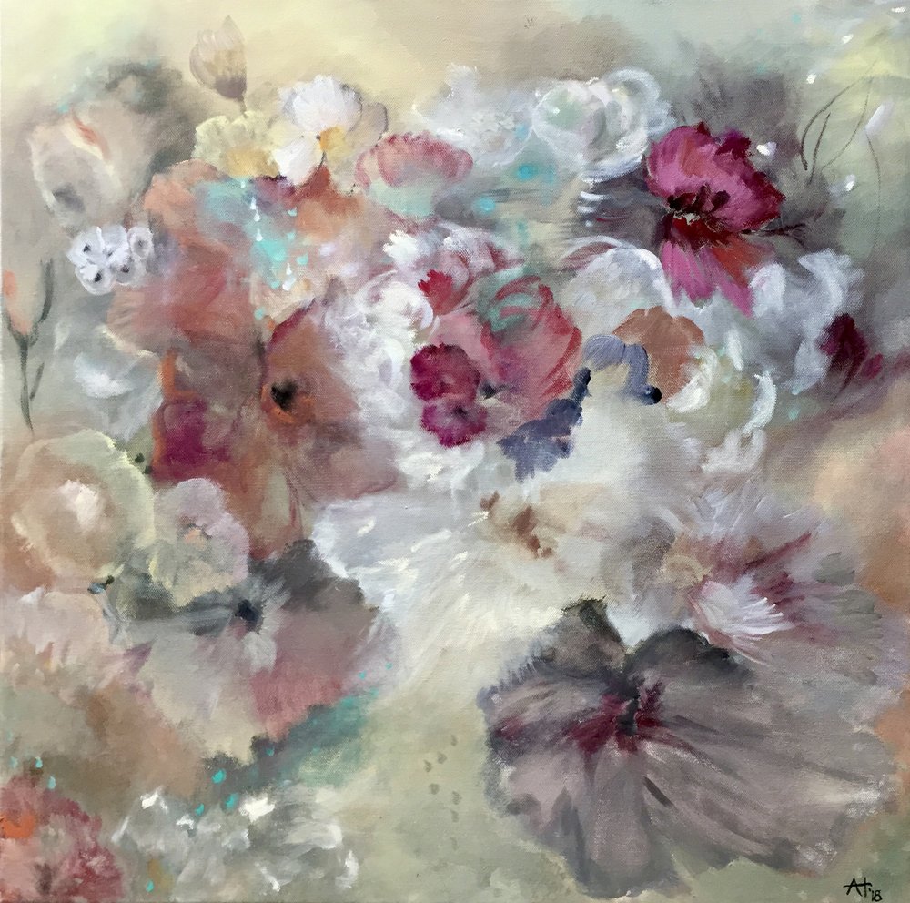 Drømmende blomsterindtryk af Alexandra Higgins