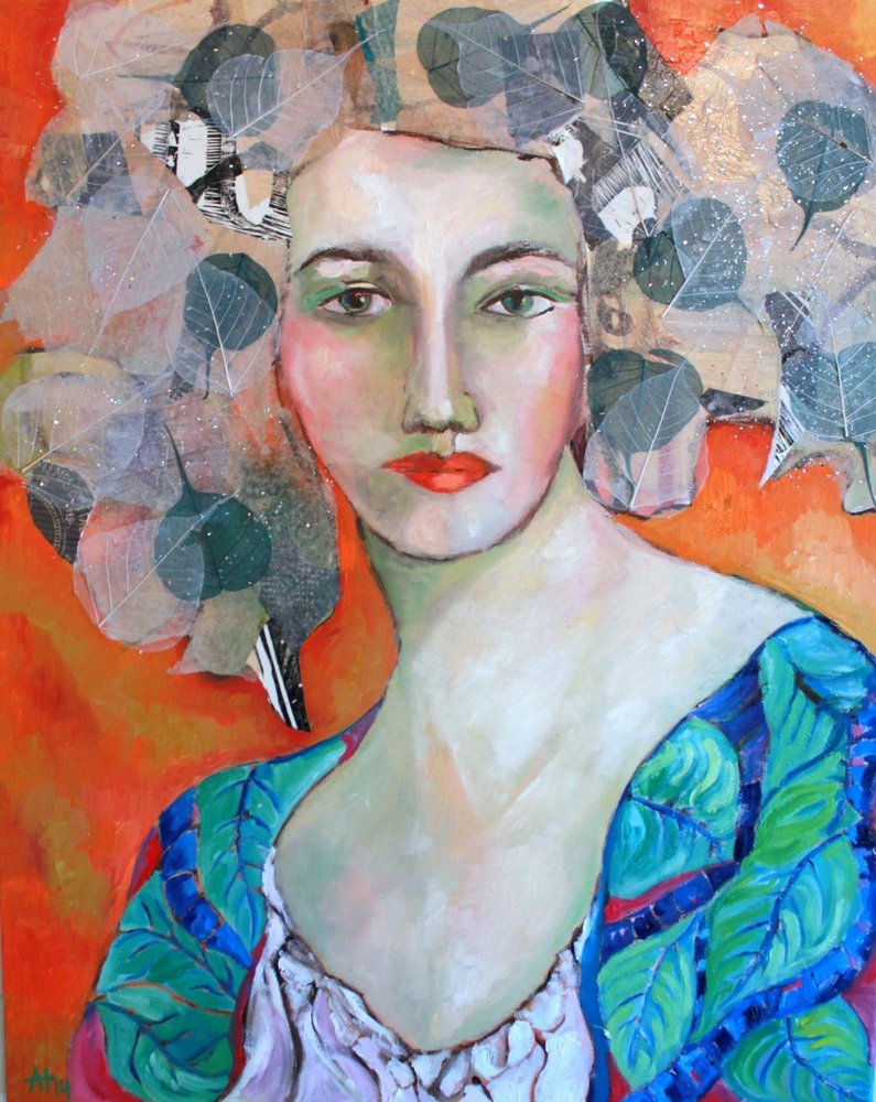 Den livlige bladkvinde af Alexandra Higgins