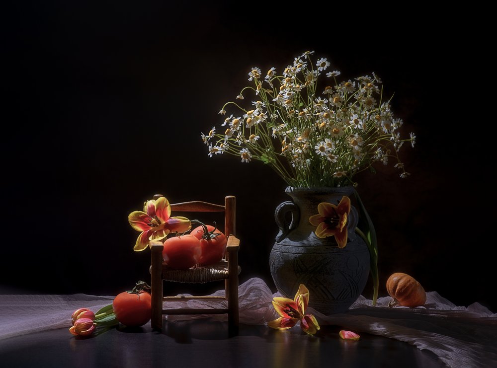 Stemningsfuld blomsterhøst af Alice Sheng