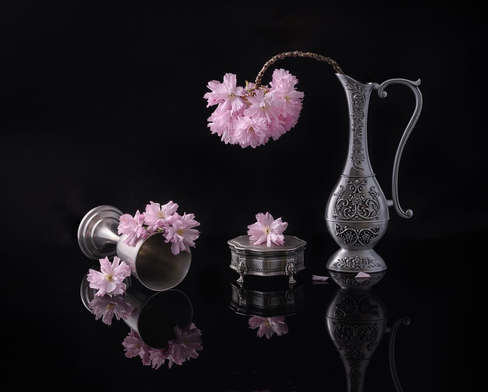 Sølv og Sakura af Alice Sheng