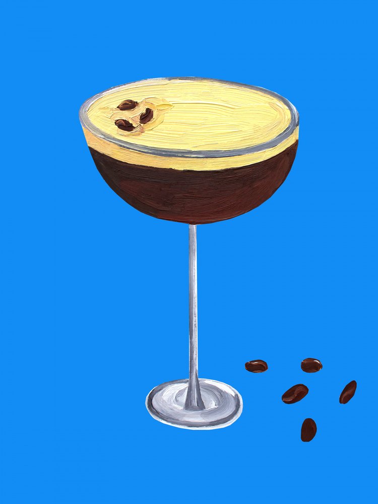 Espresso Martini Blue af Alice Straker