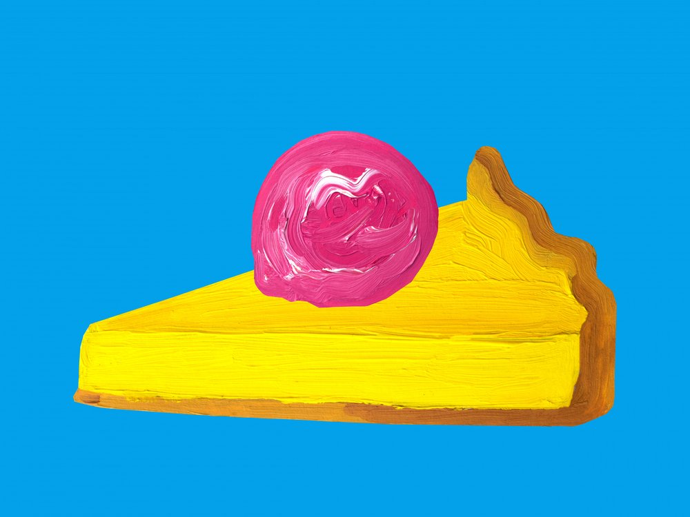 Farverig Pie-popkunst af Alice Straker