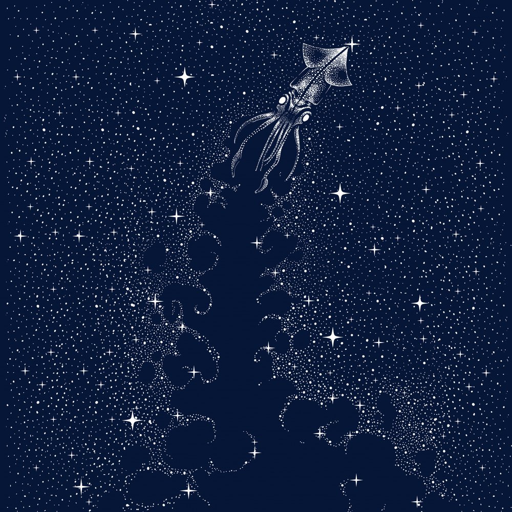 Den kosmiske blækspruttes opstigning af Alirıza ÇAKIR