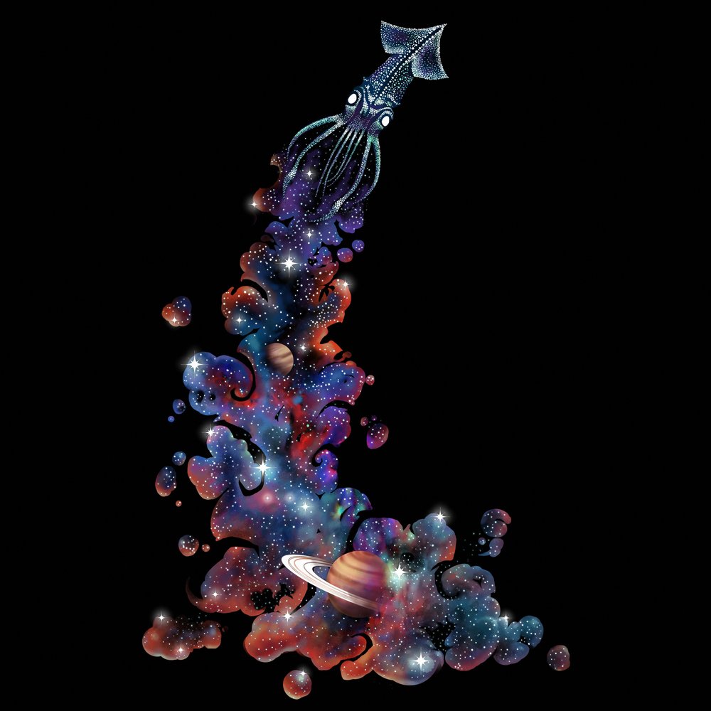 Den kosmiske blækspruttes rejse af Alirıza ÇAKIR