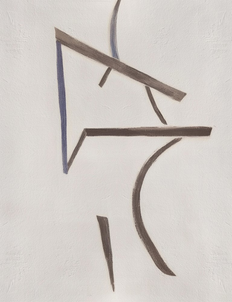 Abstrakt geometrisk balance af Alma