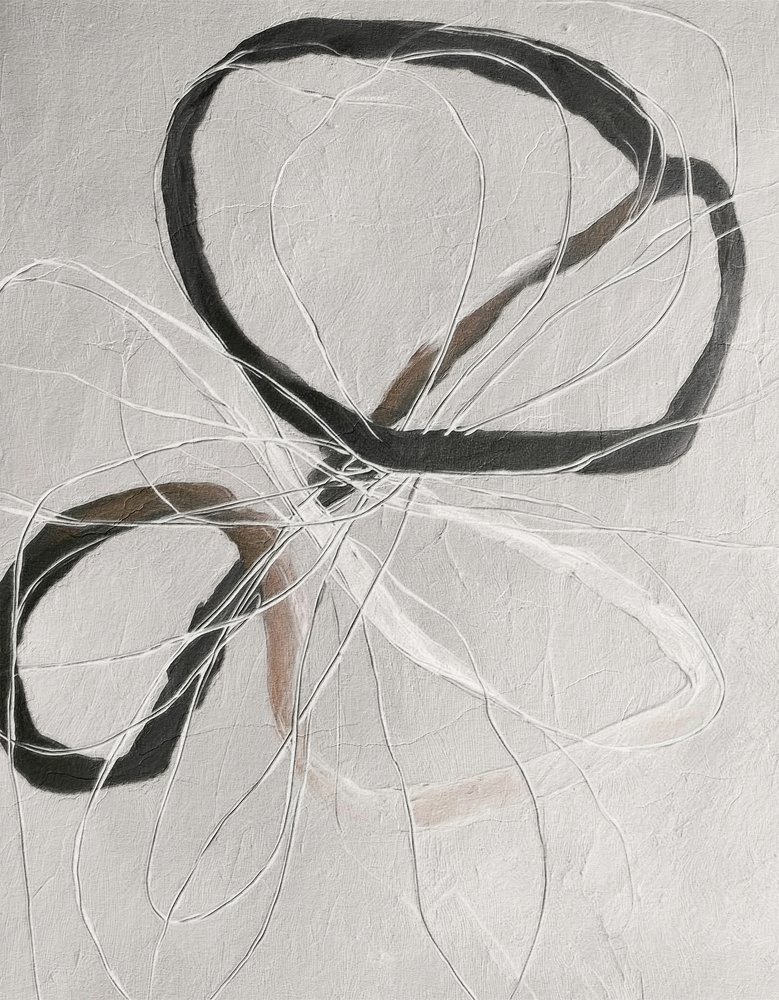 Abstrakte, snoede linjer af Alma