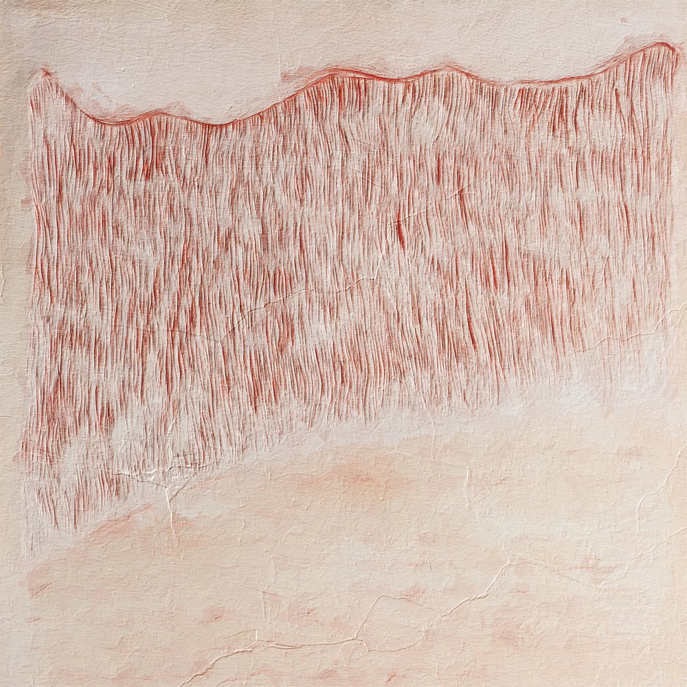 Abstrakt rød strøm af Alma