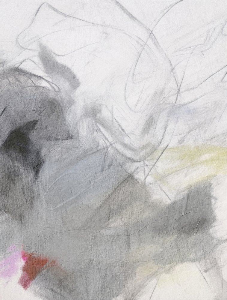 Moderne, flydende abstrakt af Alma