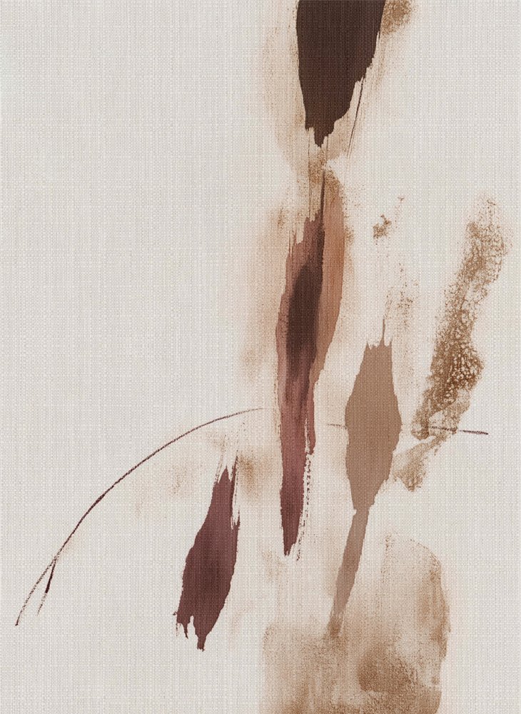 Jordnære abstrakte penselstrøg af Alma