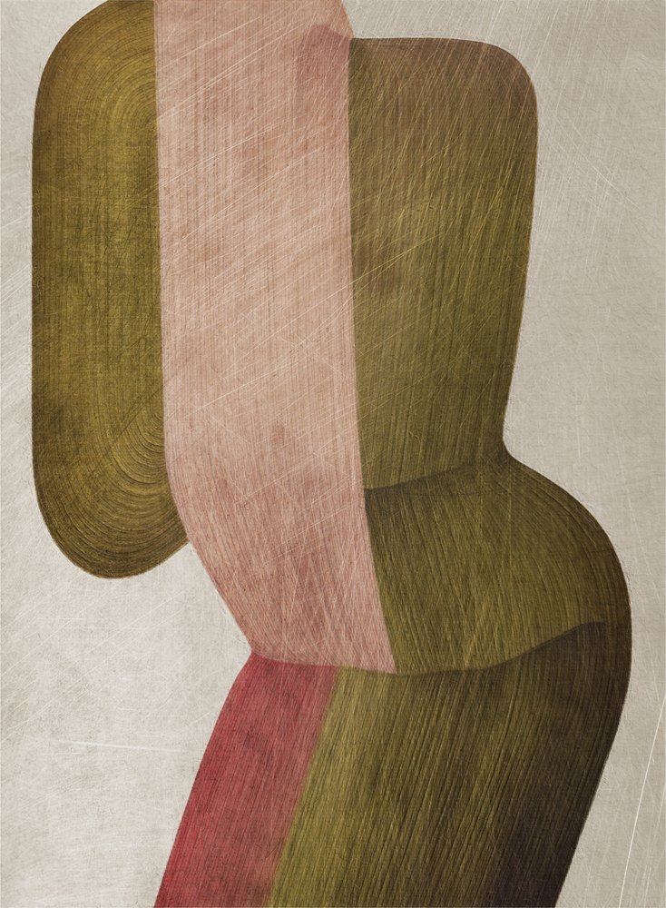 Flydende abstrakte former af Alma