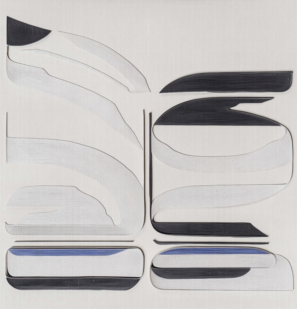 Moderne abstrakte former af Alma