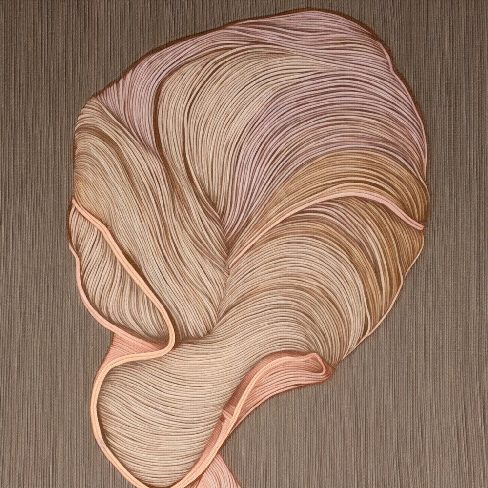 Organic Curves Beige-rosa af Alma