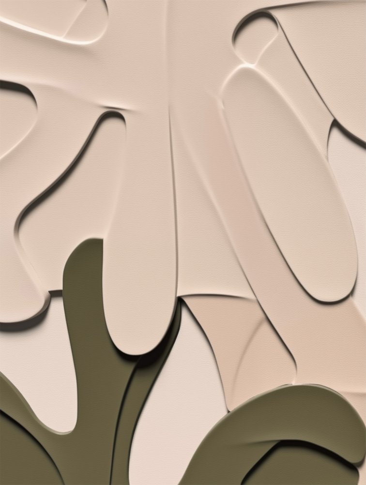 Organiske lagdelte former af Alma