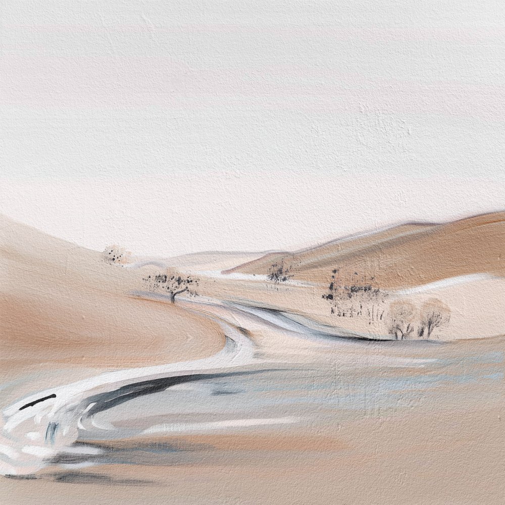 Stien gennem den fredfyldte dal af Alma