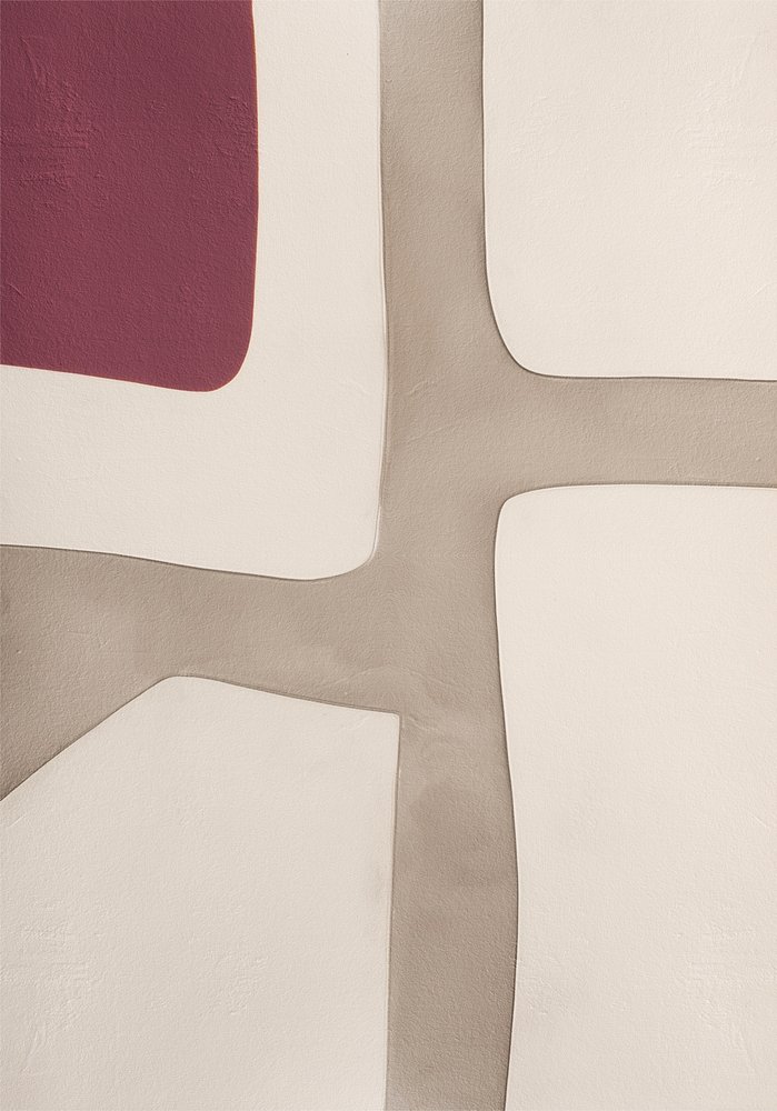 Fredfyldt abstrakt geometri af Alma